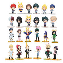 6pcs/set My Hero Academia Figure Smack Midoriya Izuku Bakugou Katsuki Shoto Todoroki Shoto Figure boku no Hero Academia Figure 2024 - buy cheap