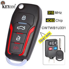 KEYECU 315MHz CWTWB1U331 Upgraded Flip Remote Key Fob 3+1 4 Button for Ford Explorer, for Lincoln Town Car LS, for Mercury Sable 2024 - buy cheap