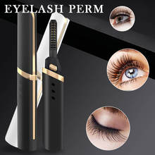 Portable Eyelash Curler Pen USB Rechargeable Natural Electric Heating Lashes Curling Lifting Device Makeup Beauty Styling Tools 2024 - buy cheap