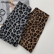 Faldas ajustadas de leopardo para mujer, ropa de moda Sexy que combina con todo, con cremallera, para ocio, estilo coreano Simple y elegante, para baile 2024 - compra barato