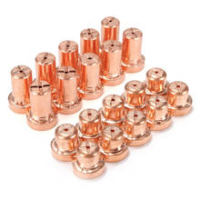 10Pcs Plasma Tips Nozzle 10/15mm Height Electrodes for PT-31 LG-40 Cutting Torch 2024 - buy cheap