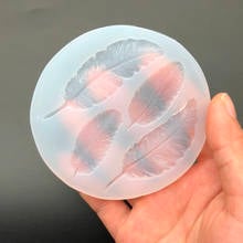 1pcs Feather Shapes Jewelry Silicone Mold Making Pendant Silicone Resin DIY Craft Tools Handmade Tool Epoxy Resin Molds 2024 - buy cheap