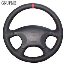 Black Artificial Leather Car Steering Wheel Cover Volant Steering-wheel for Citroen Elysee c-elysee For Citroen Xsara Picasso 2024 - buy cheap