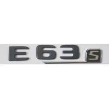 Emblemas de emblema de maletero, letras negras, E63s, para Mercedes E63 2017 + 2024 - compra barato