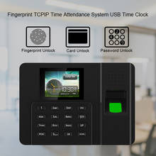 Eseye TCP/IP USB Fingerprint Attendant System Smart Biometric Time Clock Fingerprint Attendant Reader Employee For Company 2024 - buy cheap