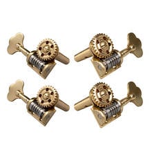 4 Pieces 4/4 3/4 Bass Tuners Tuning Keys Machine Heads Open Gear Bass 2024 - buy cheap