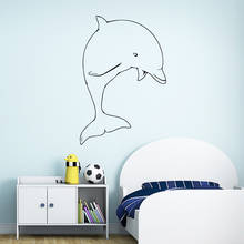Pegatina de pared de delfines Diy, decoración del hogar para sala de estar, empresa, escuela, oficina, Mural extraíble 2024 - compra barato