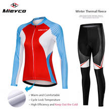 Women Winter Thermal Cycling Clothing 2019 Hot  Long Sleeve Cycling Jersey Set Ropa Ciclismo MTB Bike Maillot Bicycle Wear 2024 - buy cheap
