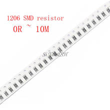 100Pcs 1206 SMD resistor 0R ~ 10M 1/2W 0 1 10 100 150 220 330 ohm 1K 2.2K 10K 100K 0R 1R 10R 100R 150R 220R 330R 2024 - buy cheap