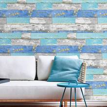 Papel tapiz de tablones de madera para el hogar, autoadhesivo de vinilo impermeable, diseño para paredes, decoración del hogar 2024 - compra barato