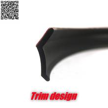 Car Bumper Lip Front Deflector / Side Skirt Body Kit Rear Bumper Tuning Ture 3M Tape Lips For Citroen DS5 DS 5 LS 2024 - buy cheap