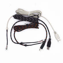 USB Мышь кабель для SteelSeries сэнсэй сырой Шай Kinzu Кана V2 V3 ПВХ провод с нейлоновой оплеткой выключения Замена Подарочная линия Мышь коньки 2024 - купить недорого