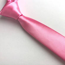 Pink Color Men's Tie High Quality Woven Necktie 2024 - buy cheap