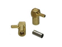 Connector SMB female Jack right angle crimp for RG316 LMR100 RG174 Cable RF Coaxial 2024 - buy cheap