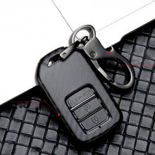 Cubierta de llave de coche ABS Scrub para Honda Vezel City Civic Jazz BR-V HRV Odyssey 2, de 3 botones funda protectora, accesorios de estilo de coche 2024 - compra barato