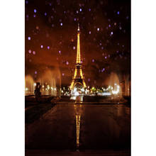 Fondo fotográfico de París para niños, telones de fondo de fotografía de la Torre Eiffel de poliéster, accesorios de estudio fotográfico, F-3037 2024 - compra barato