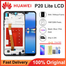 Pantalla LCD de prueba de 5,84 "para HUAWEI P20 Lite, pantalla táctil con marco para HUAWEI P20 Lite, ane-lx3 LCD para Huawei Nova 3e 2024 - compra barato