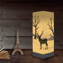 Luminária de cabeceira com led romântico em formato de cervo, luz noturna com usb para presente de bebês e crianças 2024 - compre barato