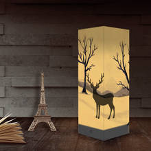 Creative Christmas Deer LED usb Night Light Children's Bedroom Bedside Lamp Romantic Gift Paper Shadow lamp Baby Sleep Lighting 2024 - buy cheap