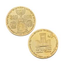 40mm Israel Trump Gold Coin USA Presidential Campaign Trump Commemorative Coin Israel Commemorative Gifts DIY Decoration Crafts 2024 - buy cheap