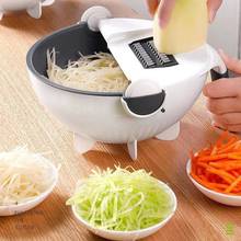 9-in-all Vegetable Grater Vegetable and Fruit Tools Home Kitchen Multifunction Vegetable Cutter with Drain Basket Kitchen Slicer 2024 - buy cheap