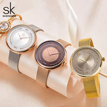 Shengke Wife Watch Japanese Quartz Watches Womens Diamond Clock Stylish Ladies Creative Watch Luxury Stainless Steel Reloj Mujer 2024 - buy cheap