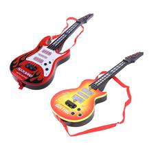 High Quality Hot 4 Strings Music Electric Guitar Kids Musical Instruments Educational Toys For Children Christmas New Year Gifts 2024 - buy cheap