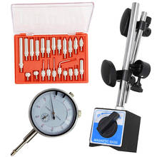 10mm 0.01mm metric Dial Indicator Magnetic Base Holder Fine Adjustable Long Arm 0-1" Tester Gage Gauge 0.001" 2024 - buy cheap