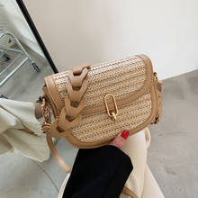 Designer Women Small Straw Shoulder Messenger Bags High Quality Ladies Crossbody Bags for Women Fashion Female Purse Handbags 2024 - buy cheap