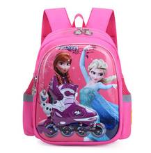 Disney Cartoon Schoolbag Frozen Elsa Princess Girls Schoolbag Baby Lovely Kindergarten backpacks Children Elsa school bag 2024 - buy cheap