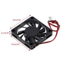 DC 24V 2-Pin 60x60x10mm PC Computer CPU System Sleeve-Bearing Cooling Fan 6010 HX6B 2024 - buy cheap