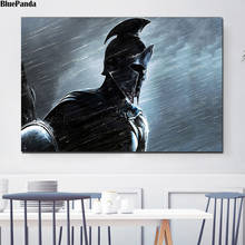 Spartan Warriors Art Canvas Poster Print Abstract Painting Black White Wall Picture Modern Home Decoration 2024 - buy cheap