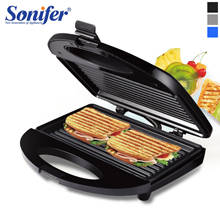 Waffles elétrica fabricante de sanduíche de ferro máquina bolha ovo bolo forno café da manhã máquina waffle 220v sonifer 2024 - compre barato