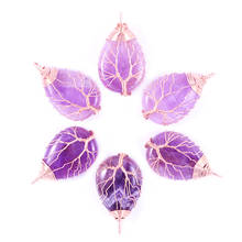 1Pcs Amethysts Tree Life Necklace Neck Women Couple Pendants And Necklaces For Women Jewelry 2024 - buy cheap