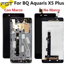 Black/White For BQ Aquaris X5 Plus LCD Display+Touch Screen Digitizer Glass Panel Tactil For X5 Plus Pantalla With Frame 2024 - buy cheap