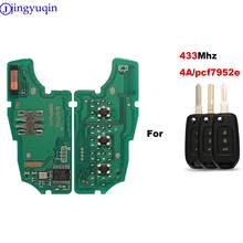 jingyuqin Board Only PCF7961 4A 433MHz 3 Buttons Flip Remote Key For Renault Kadjar Captur Megane 3 Symbol 2013-2017 CWTWB1G767 2024 - buy cheap