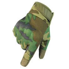 Горячие перчатки с полным пальцем, мужские тактические перчатки с сенсорным экраном, армейские, боевые, страйкбольные, для альпинизма, стрельбы, пейнтбола 2024 - купить недорого