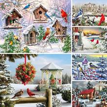 red birds Counted Cross Stitch 11CT 14CT 18CT 22CT 25CT 28CT  Cross Stitch Kits Embroidery Needlework Sets 2024 - buy cheap