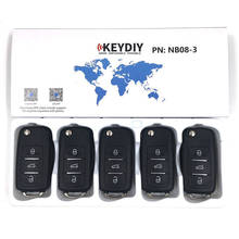 5PCS Multi-functional Universal Remote Key for KD900+ URG200 KD-X2 NB-Series KEYDIY NB08-3/4 2024 - buy cheap