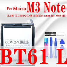 4000mAh BT61 ( L edition ) Replacement Batteries For Meizu Meizy M3 Note L681H L681 L-version Version L Mobile Phone Battery 2024 - buy cheap