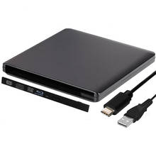 Slim Hard Plastic Type C USB 3.1 SATA 12.7mm External DVD Enclosure CD-ROM Case For Laptop CD/DVD Optical Drive Wholesale 2024 - buy cheap