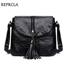 HISUELY Designer Tassels Women Shoulder Bag Soft Leather Handbag Messenger Bag Crossbody Fashion Female Flap Bolsa Hot sale Q4 2024 - buy cheap