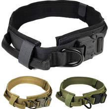 Tactical Dog Collar Adjustable Military Pet Collars Special Control Handle Quick Release for Medium Large Dogs Training Supplies 2024 - buy cheap
