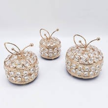 Miçangas de joias de cristal, caixa de berloque organizador, anéis, brincos, caixa, decoração de casa cômoda 2024 - compre barato
