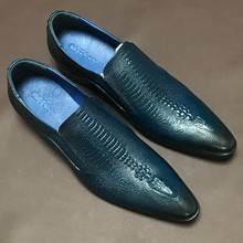 Мужские классические туфли ручной работы, цвет черный/хаки, Броги из натуральной кожи, без застежки, деловые туфли для мужчин 2024 - купить недорого
