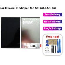 Pantalla LCD de repuesto para Huawei Mediapad 8,0, S8-306L, S8-301, S8-301L, S8-301u, S8-701, piezas de repuesto, herramientas gratuitas 2024 - compra barato