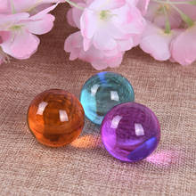 Bola de cristal de quartzo, bola transparente de vidro de feng shui, bola de vidro mágica natural, acessórios de decoração de fotografias 2024 - compre barato