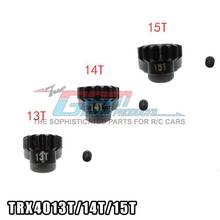 Dientes de motor de acero 9T/10T/11T/12T/13T/14T/15T M0.8 32P 3,17 MM dientes de motor TRAXXAS TRX-4 Defender Bronco g500 TRX-6 G63 45 # 2024 - compra barato