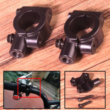 1Pair 7/8" Motorcycle Handle Bar Mirror Mount Holder Rearview Handlebar Rear View Mirror Clamp For 10MM Handle Bar For Kawasaki 2024 - buy cheap