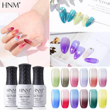 HNM 8ML Neon Color-Changing Gel Nail Polish Soak Off UV LED Nail Varnish Primer Semi Permanent Gel Polish Salon Manicure 2024 - buy cheap